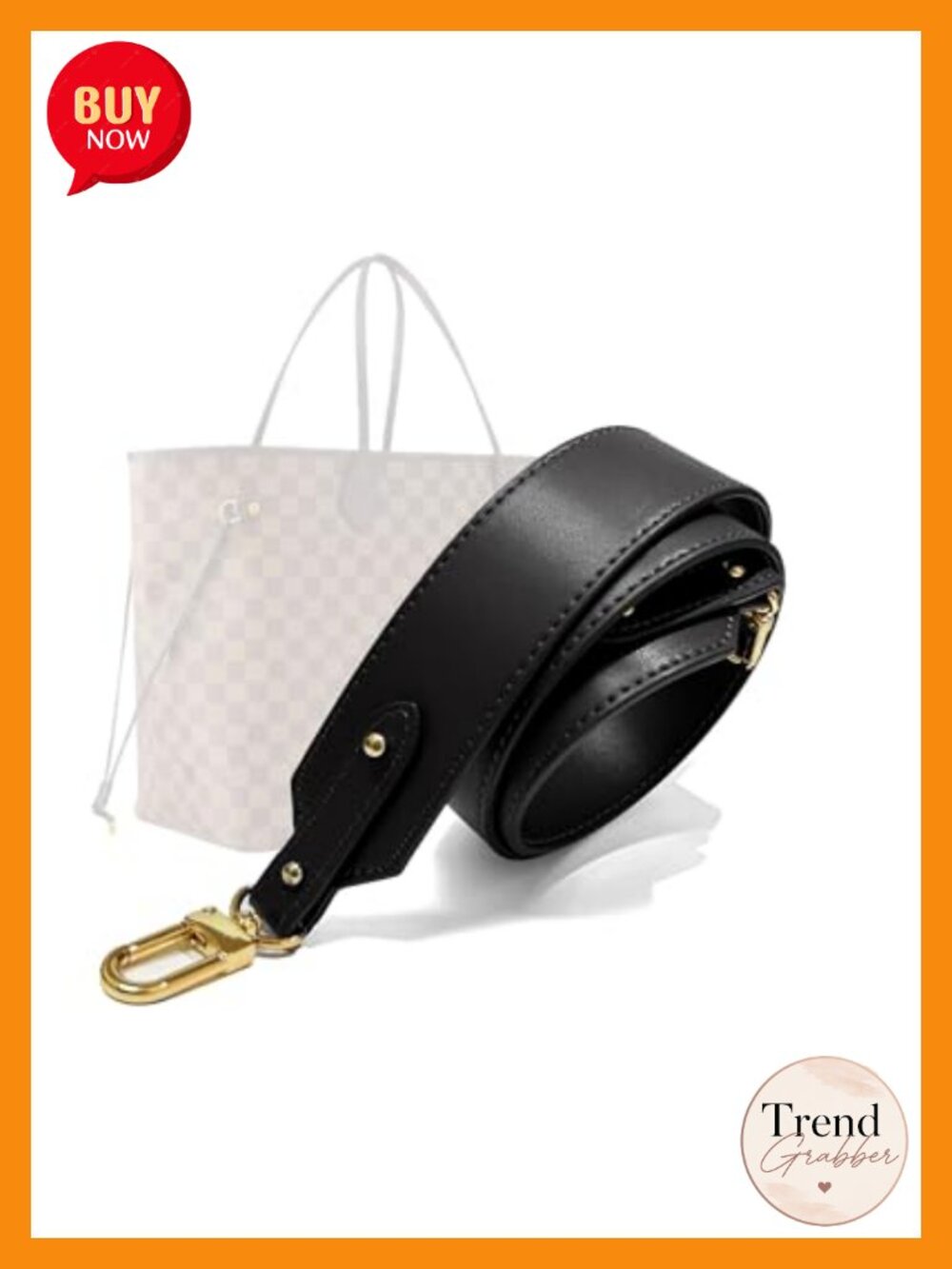 Leather Bag Strap Replacement Wide Shoulder Crossbody